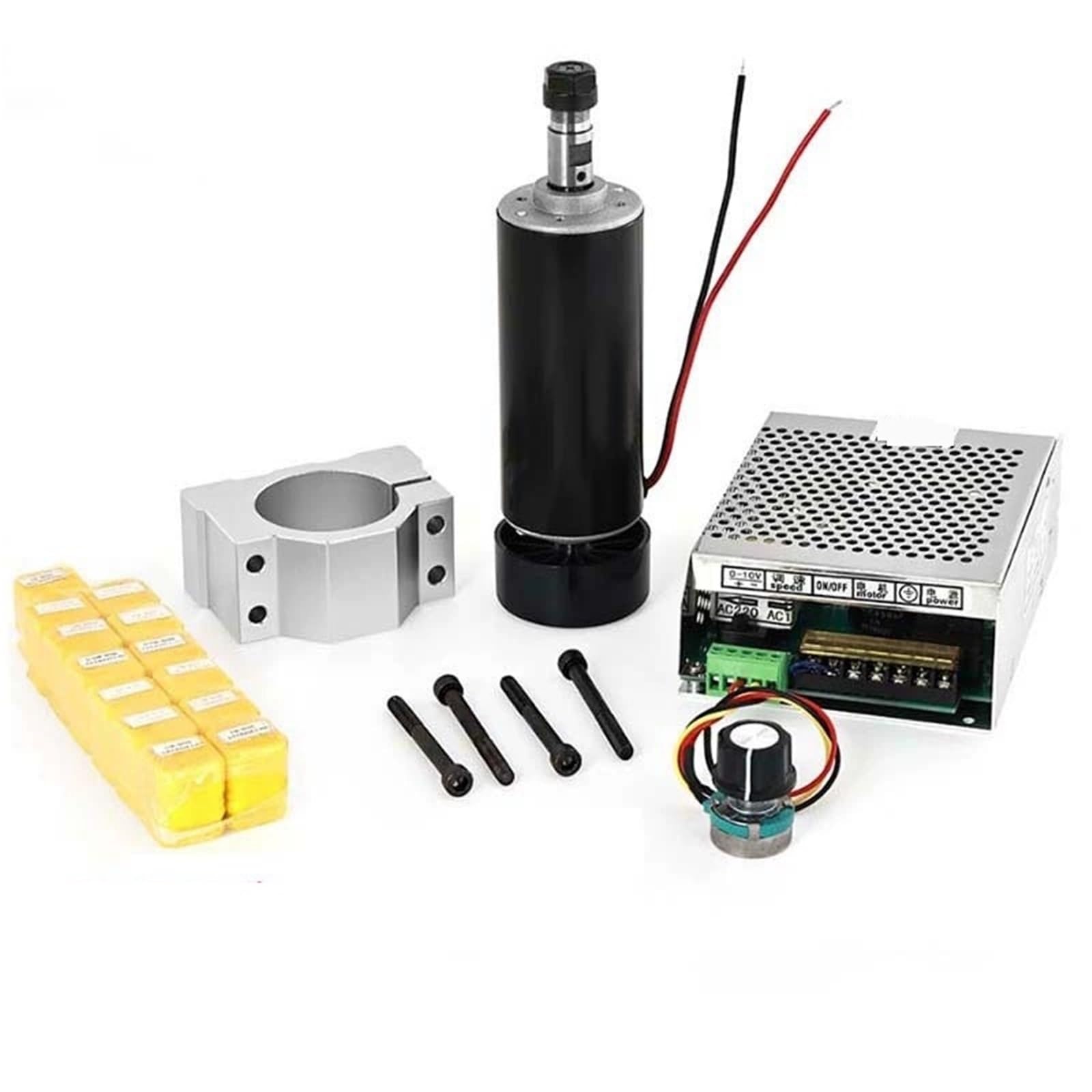 Spindle Motor, Spindle Motor 0.5kW Air Cooled ER11 CNC 500W DC