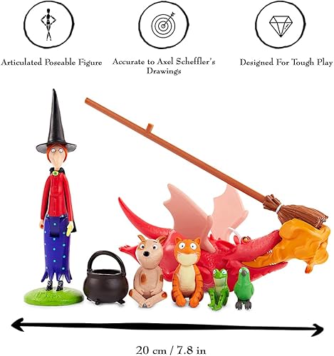 Miniatura 3 de Julia Donaldson The Room On The Broom Story Time Set | Figuras de acción articuladas coleccionables de personajes | Juguetes oficiales y regalos de