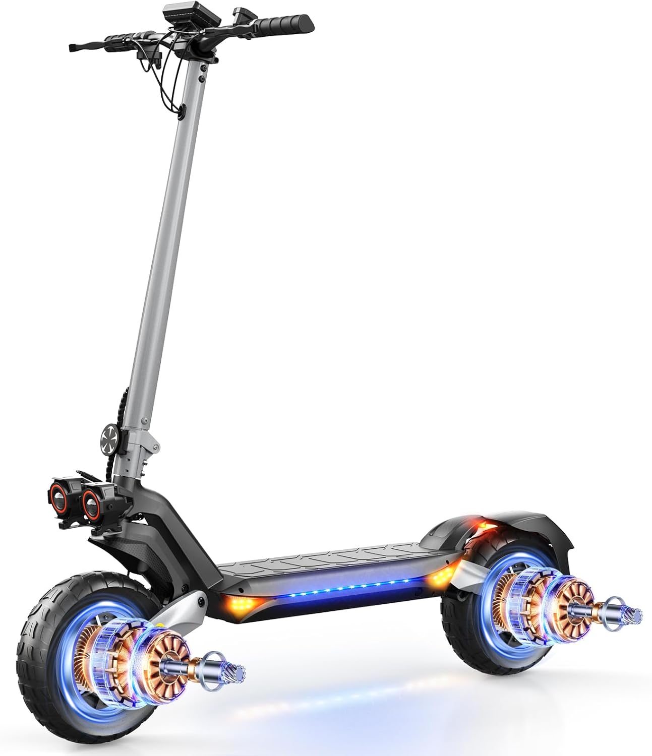 Circooter T4 Electric Scooter for Adults, 800W Brushless Motor & 28 MPH, 25 Miles Range, 10" Pneumatic Off-Road Tires, APP Control, Foldable for Commuting & Outdoor Adventure product image