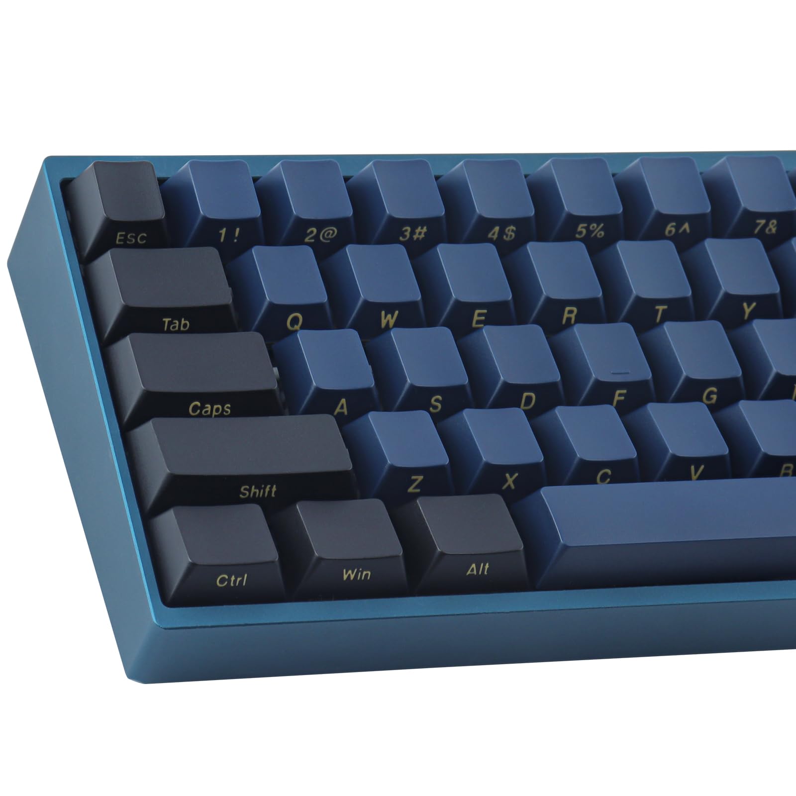 Tastieri ANSI Profilo OEM PBT 61 Tasti Con Stampa Laterale Per Switch MX - Verde (Solo Keycap), Compatibile Tastiera Meccanica