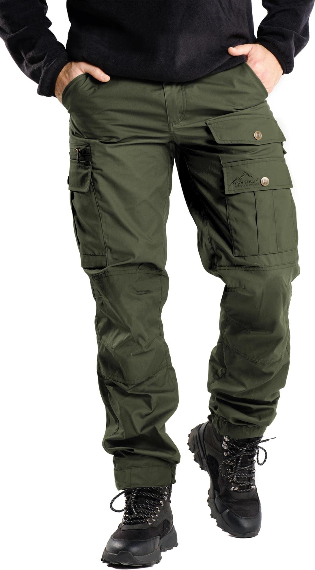 normani Herren Outdoorhose Trekkinghose Pants Funktionshose mit Wachsbeschichtung für Outdoor-Aktivitäten