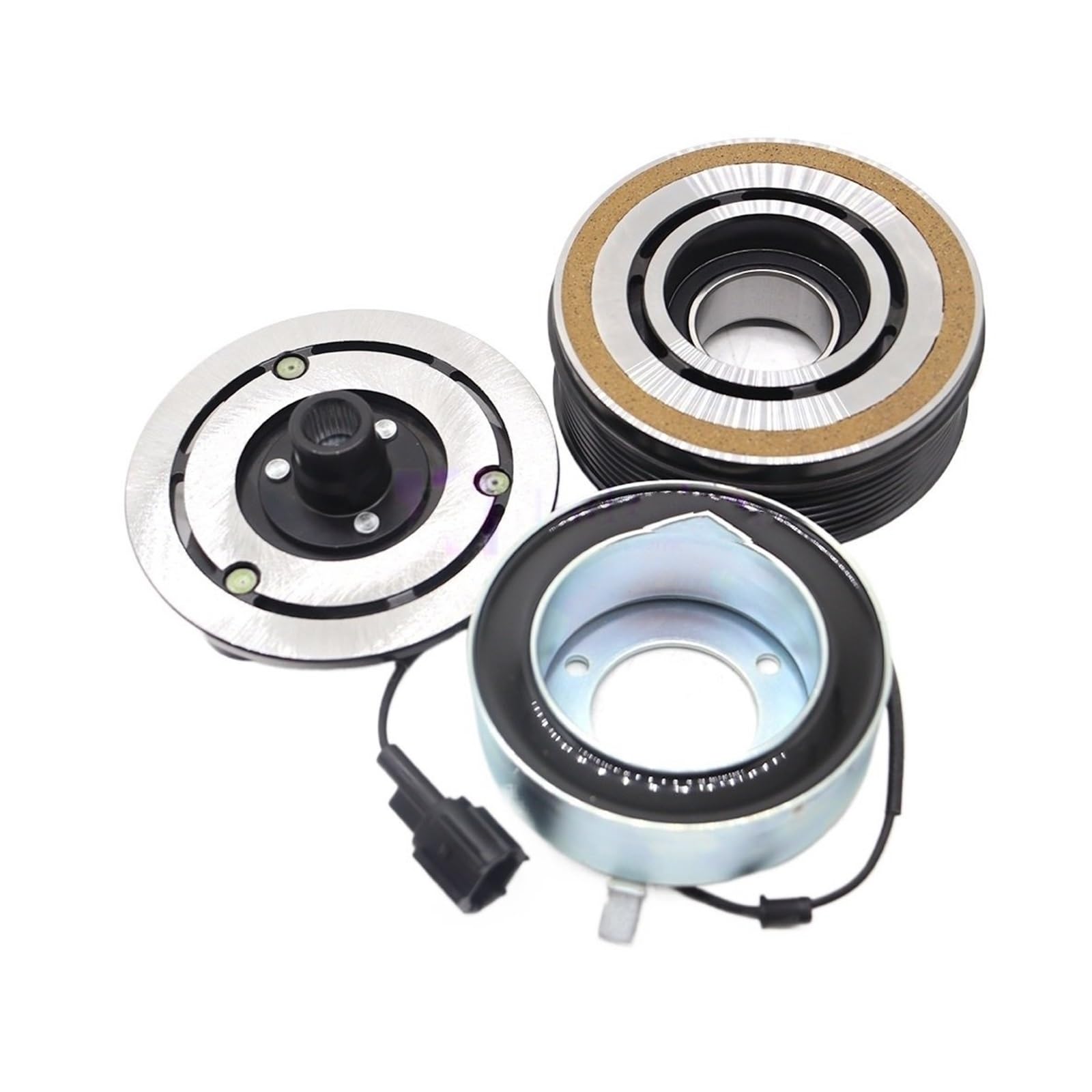 AC Compressor Clutch Kit Fit for Titan Armada Fit for Pathfinder Fit for Infiniti QX56 5.6L NV V8 926001LA0A AC Compressor Clutch Pulley