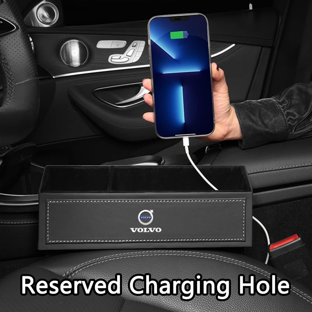 Autostoel Gaps Organizer, Voor Volvo S90 S60 XC60 XC40 V40 V60 S60 S80 XC90 S40 V70 XC70 V90 S60L Multifunctionele Opbergdoos Reisaccessoires,B-RIGHT