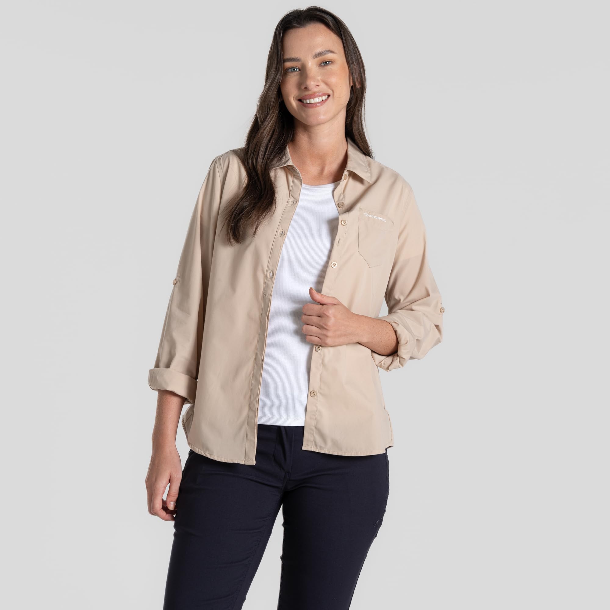 Craghoppers Craghoppers Kiwi II Chemise À Manches Longues pour Femme Hiking Shirt Femme (Lot de 1)
