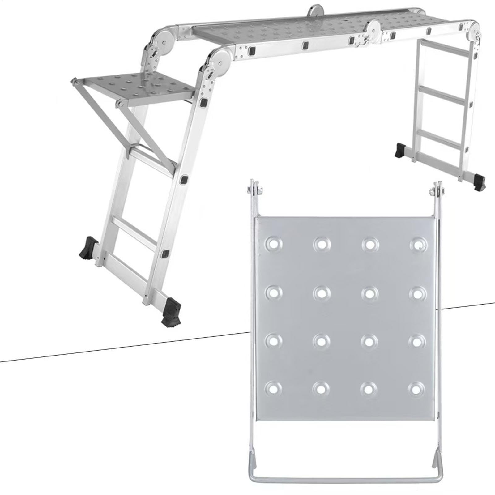 Plataformas de trabajo para escaleras de soporte de trabajo resistente | Accesorios para Escalera Para Pintores, Proyectos de Bricolaje para el Hogar, Trabajo, Hogar, Bomberos y Ele