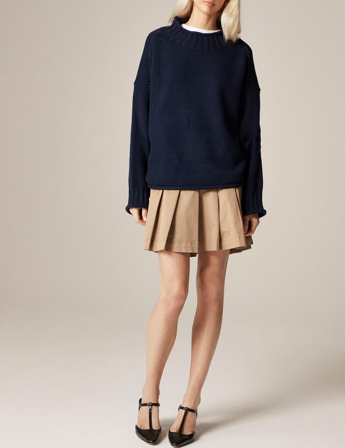 Yimoon Womens Oversized Rollneck Sweater Casual Cable Knit Long Sleeve Chunky Pullover Sweater Fall Winter Knitwear 2026 - Image 5