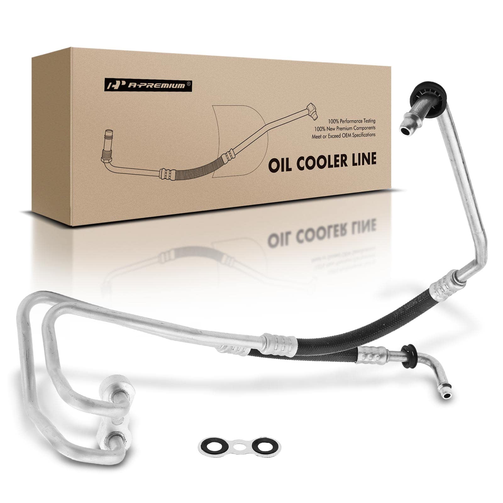 A-Premium Engine Oil Cooler Line Hose Assembly for Chevrolet