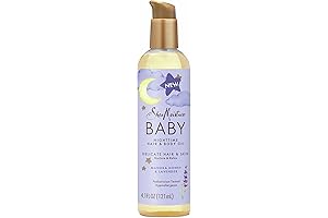 Advanced SheaMoisture Shea Butter Baby Hair and Body Oil for Delicate Hair...