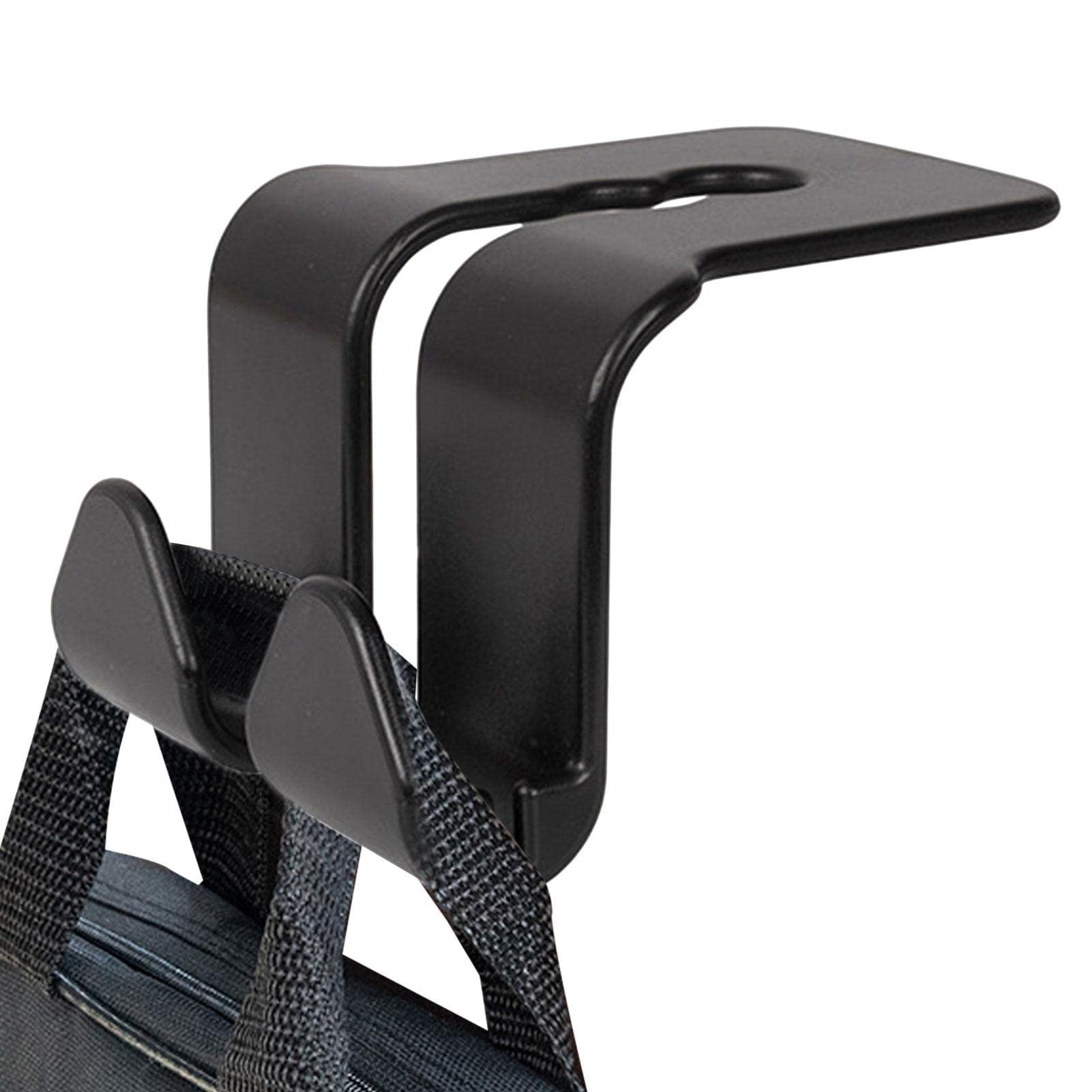 Keloc Black Car Headrest Hanger,Concealed Car Organizer Hook - Car Seat Headrest Purse Hook Hanger Car Interior Accessories Hook For Cloth Grocery