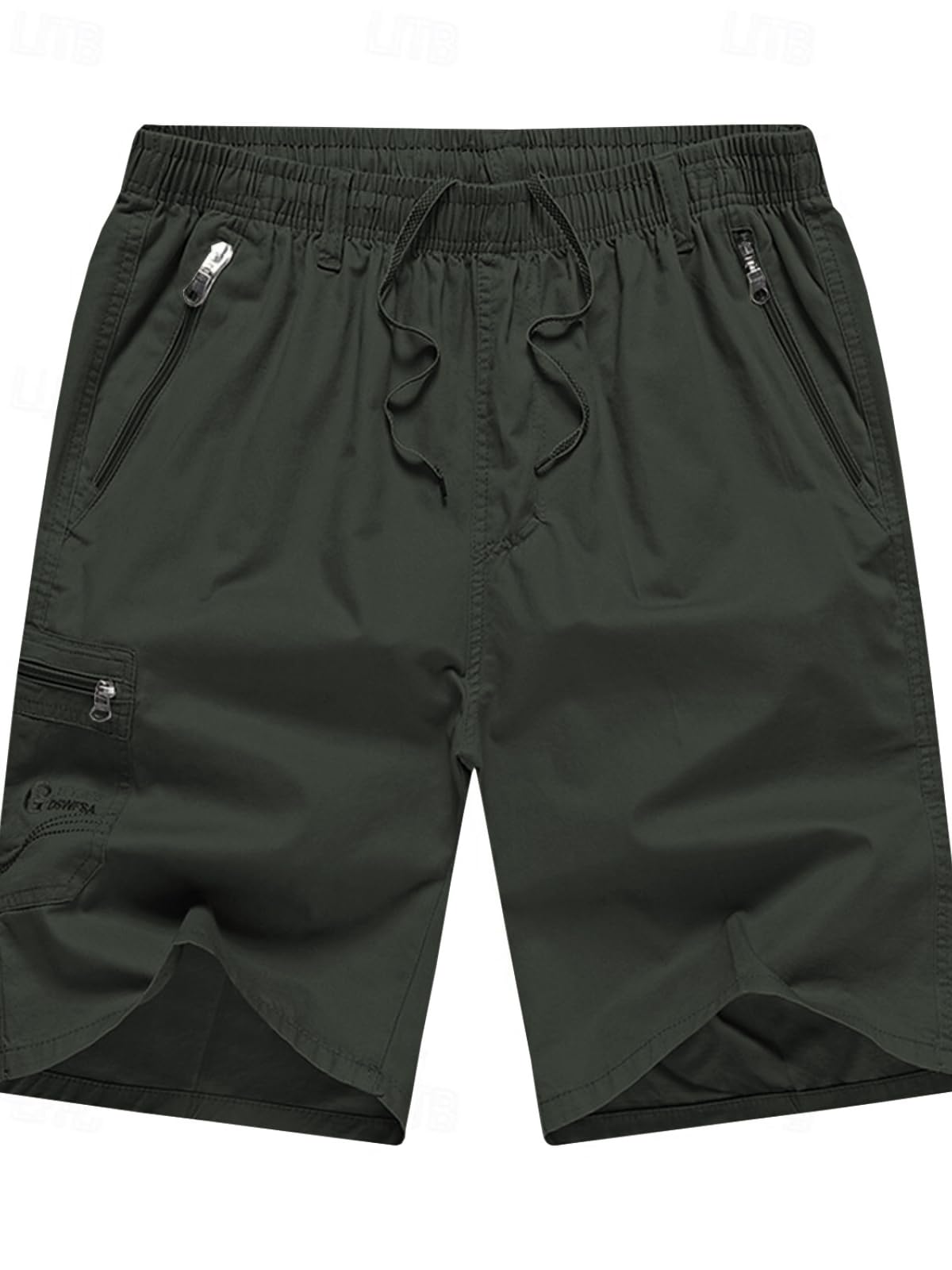 greciilooks Men Cotton Cargo Shorts with Multi Pocket & Drawstring Waist-picture-38