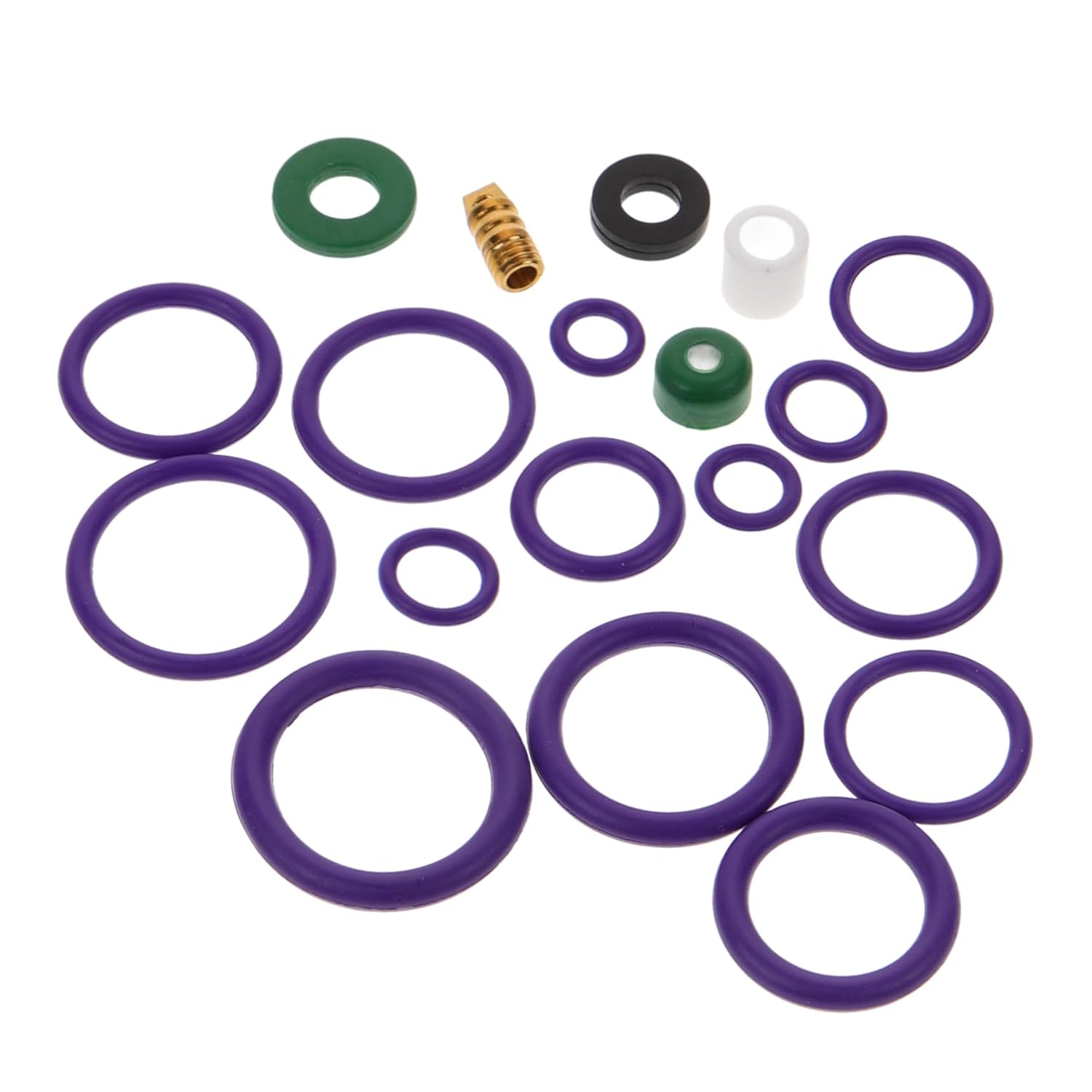 Gatuida 5sets Air Conditioning Rubber Seal Gasket Assortment Kit for Vehicle Maintenance and Repair Parts