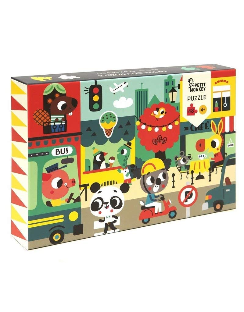 Petit Monkey in The City Puzzle Toy - 4 Years and Above