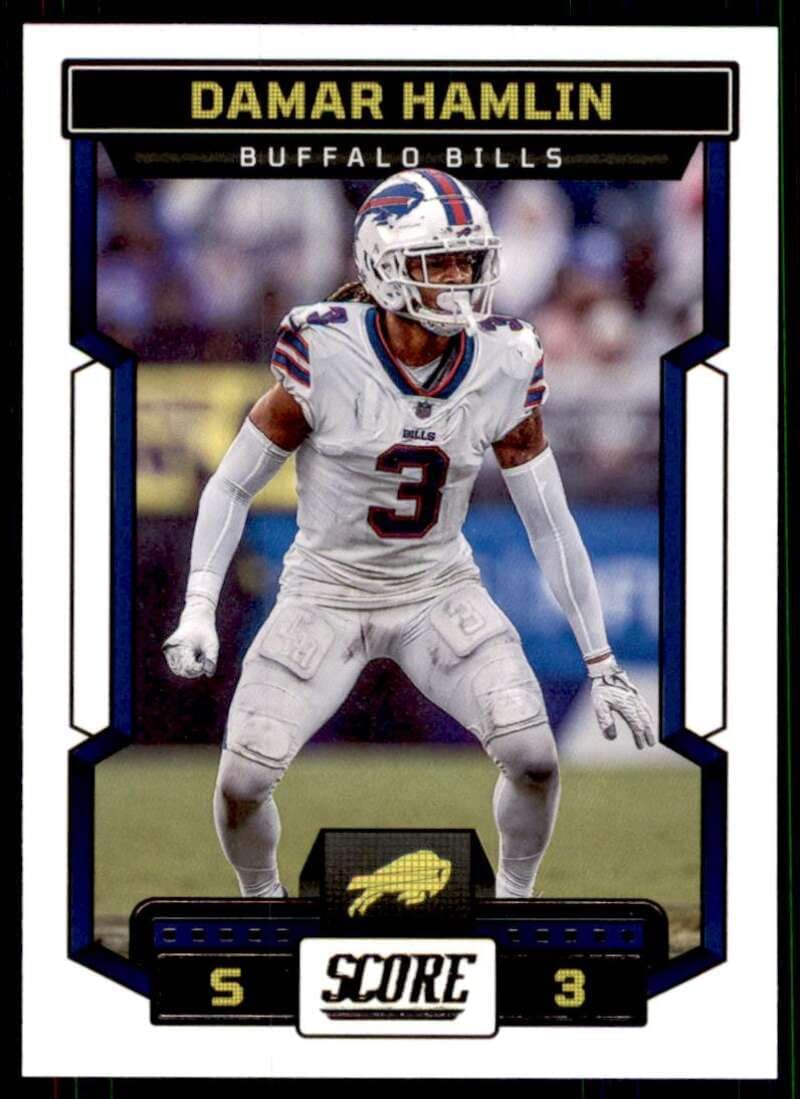 DAMAR HAMLIN 2023 Score #266 NM+-MT+ NFL Football Bills