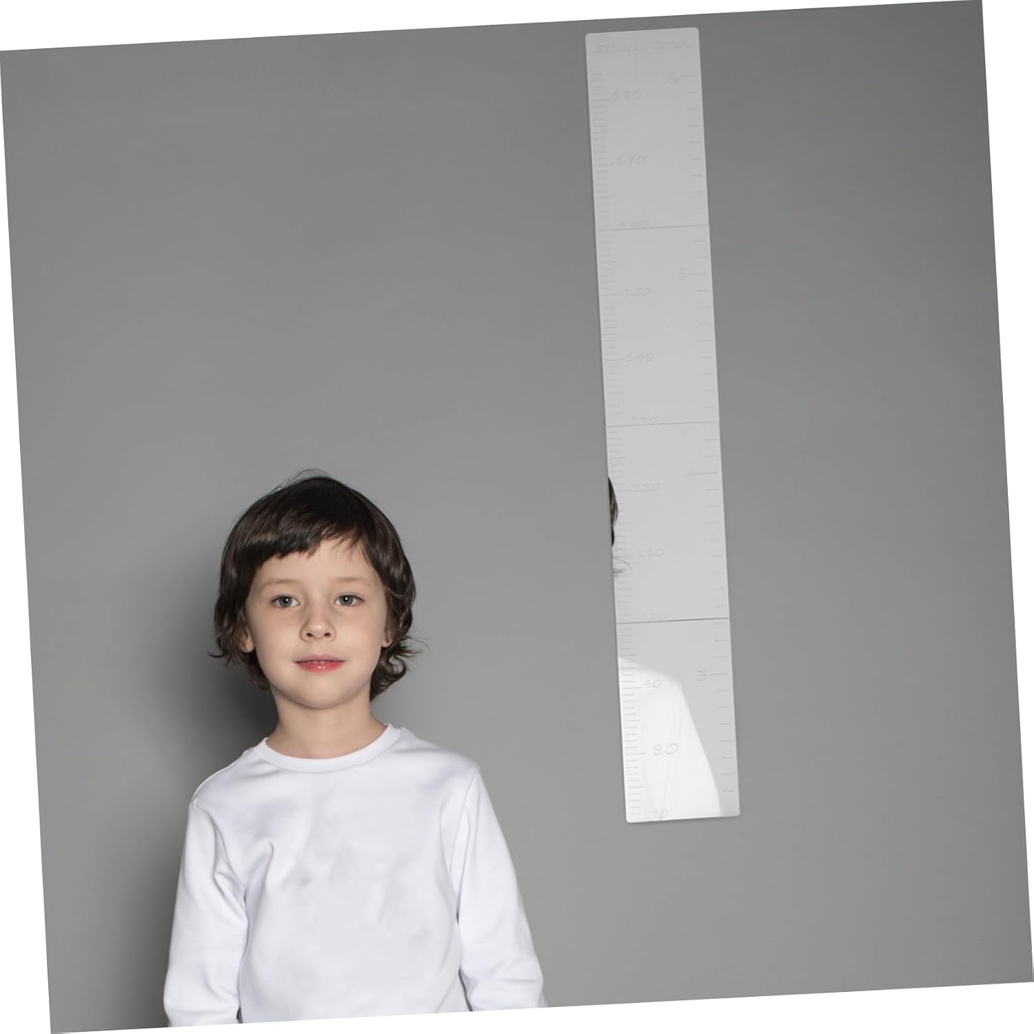 Alipis Growth Chart Mirror Height Wall Decal for Boys and Girls Acrylic Measuring Sticker for Bedroom Decor Practical Height Measurement Tool Beautiful and Easy to Clean for Home Use