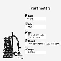 Vista 2 de Glaphy Polar Bear - Mochila infantil para niños y niñas, mochila primaria de jardín de infantes con rayas reflectantes, bolsas de libros