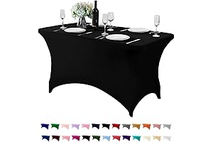 4ft Table Cover Fitted for Easy Party Prep