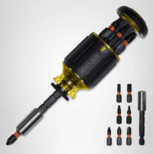 Klein Tools 32308 Multi-bit Stubby Screwdriver 8-in-1