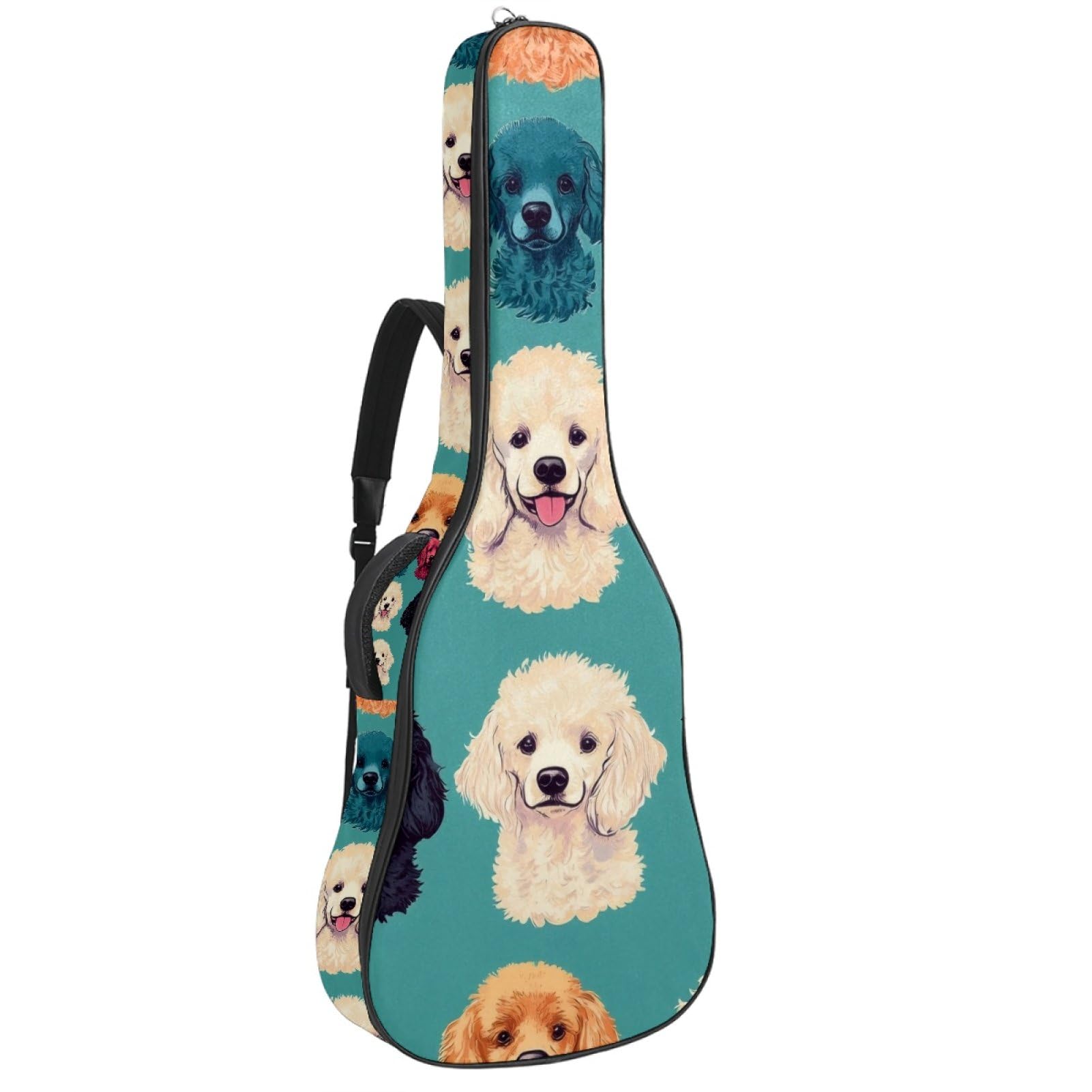 Étui guitare acoustique étanche en tissu Oxford avec double poche de rangement - 8