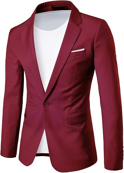 single button suit