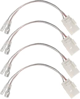 72-6514 Car Speaker Wiring Harness Connector Adapter for Dodge Ram 2000-2020, Chrysler 2004-2017 Aftermarket Front Rear Door Speaker Harness Cable Plug 4 PCS