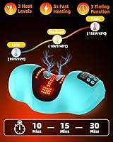 Vista 3 de Ensanchador de Cuello con Calefacción para Alivio del Dolor, Dispositivo de Tracción Cervical de Cuello y Hombro Inalámbrico con 3 Niveles