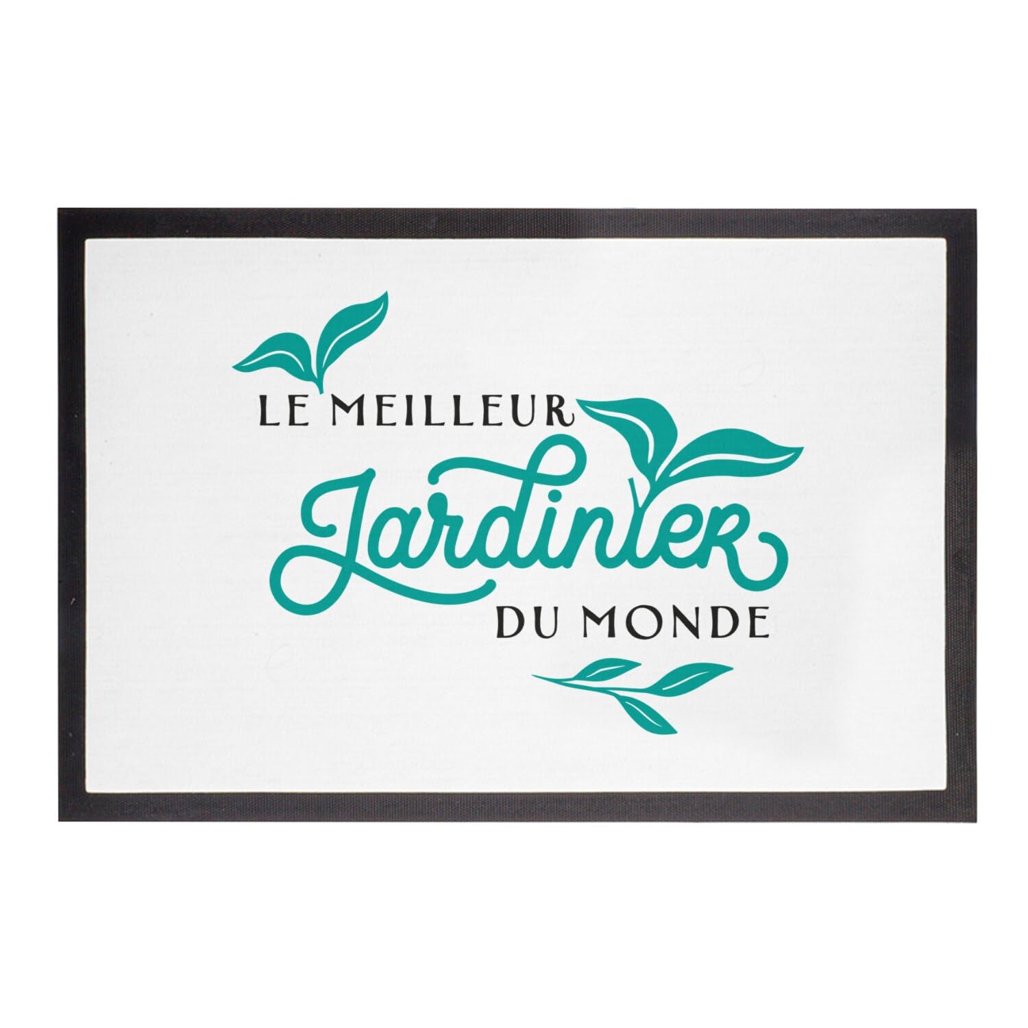 Paillasson Blanc 60x40cm évitez la terre du potager dans la maison avec ce tapis