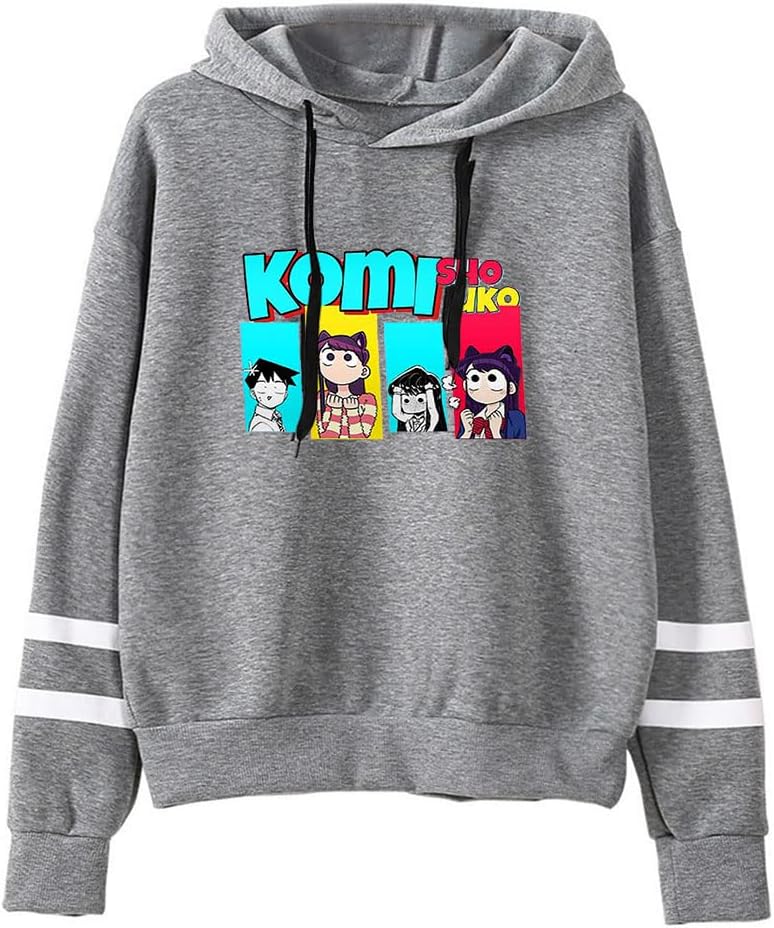 New Anime Komi Can't Communicate Merch Komi Can't Communicate Hoodie Sweatshirt Long Sleeve Unisex Clothes