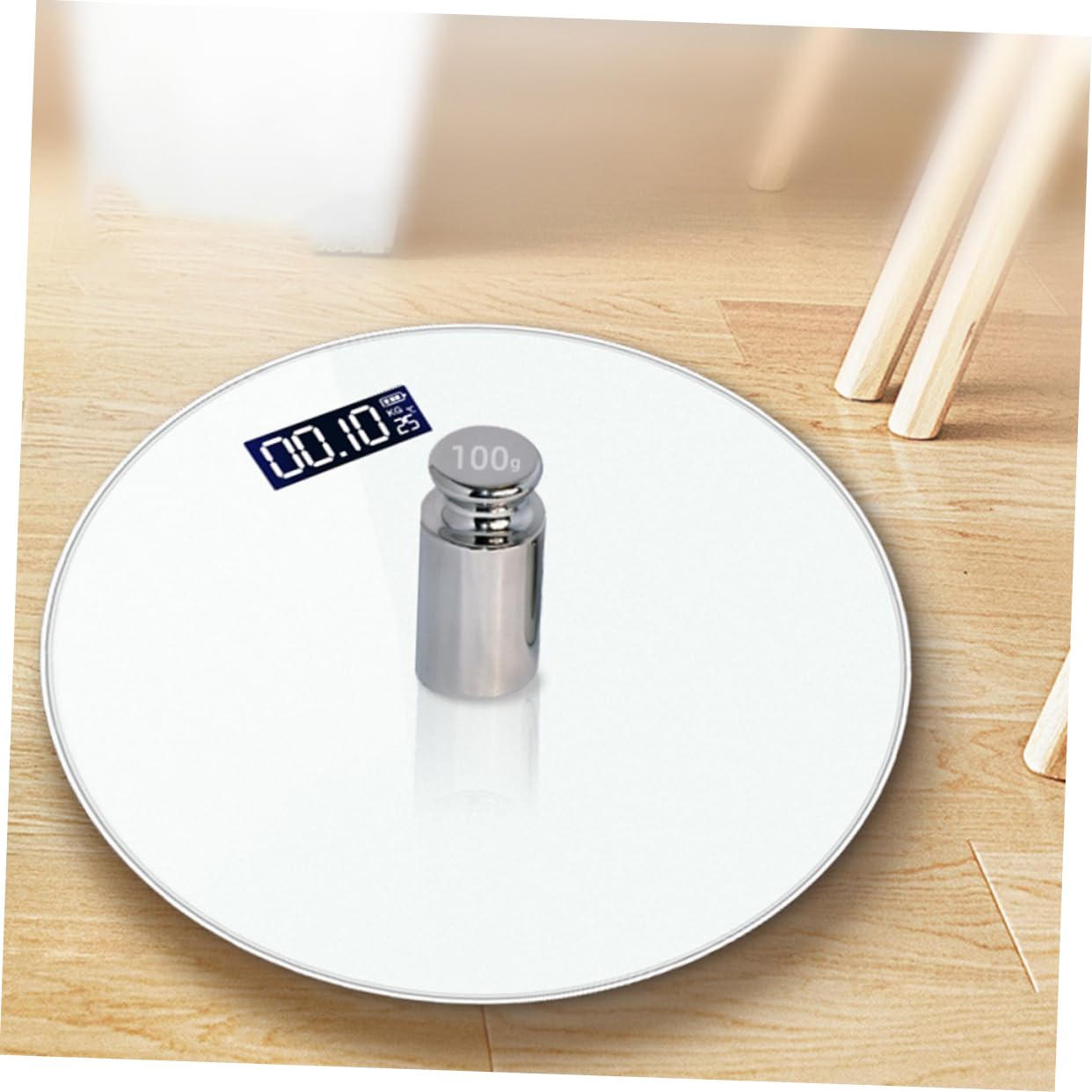 Didiseaon Bilancia Digitale Pesapersone per Casa, Display LED Grande, Chip ad Alta Precisione, Portata 0,2-180kg, Vetro Temperato Antiurto