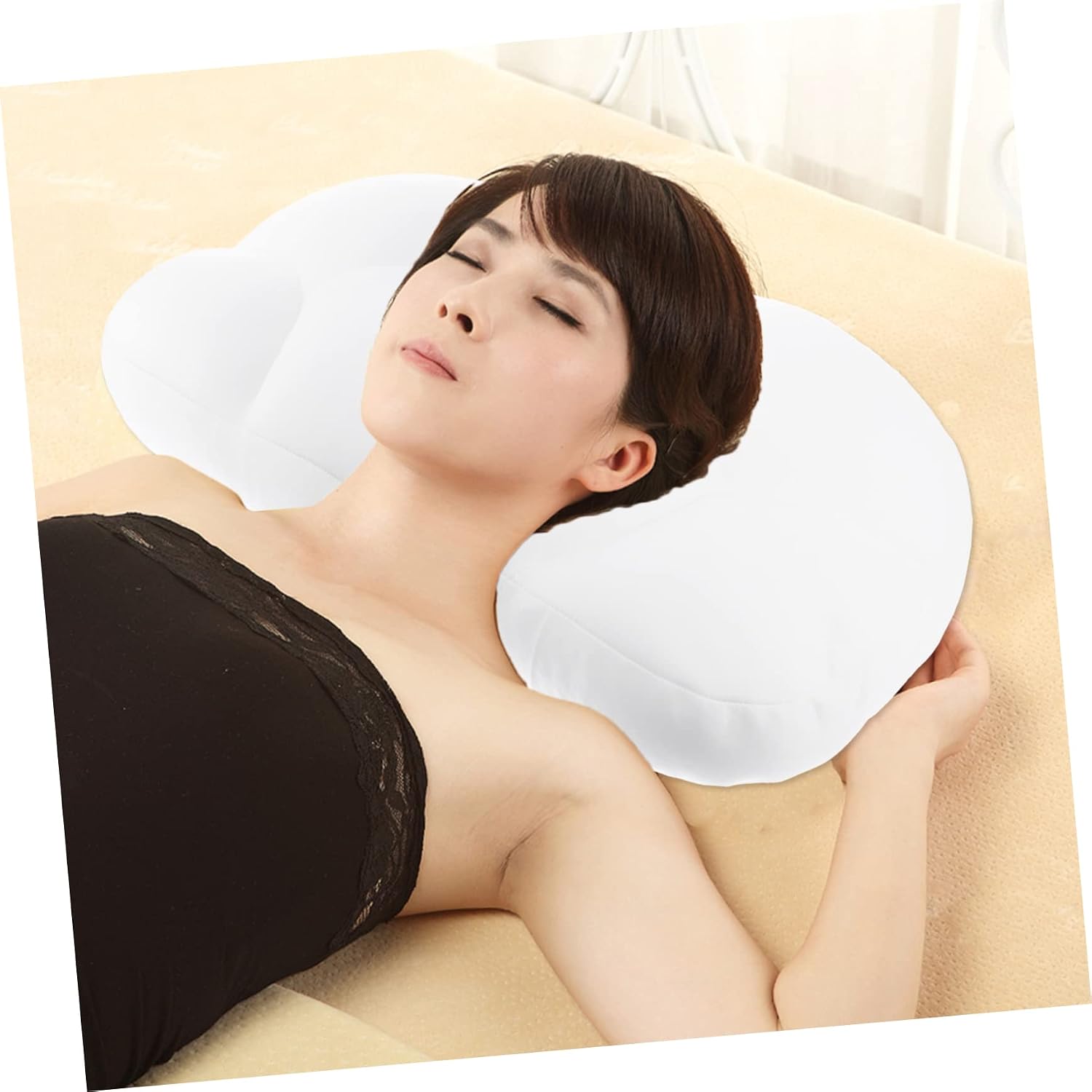 TIDTALEO 1pc Ergonomic Design Pillow for Waist and Back Soft and Comfortable Bedding for Home Office Dormitory Bedroom Sofa Hotel