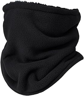 [Dfyiq] 冬用ネックウォーマー | 防風調整可能フリースマフラー | メンズ ネックウォーマー - 男女兼用 スキー スノーボード 寒冷地 冬 バイク ランニング アウトドア アクティビティ 対応