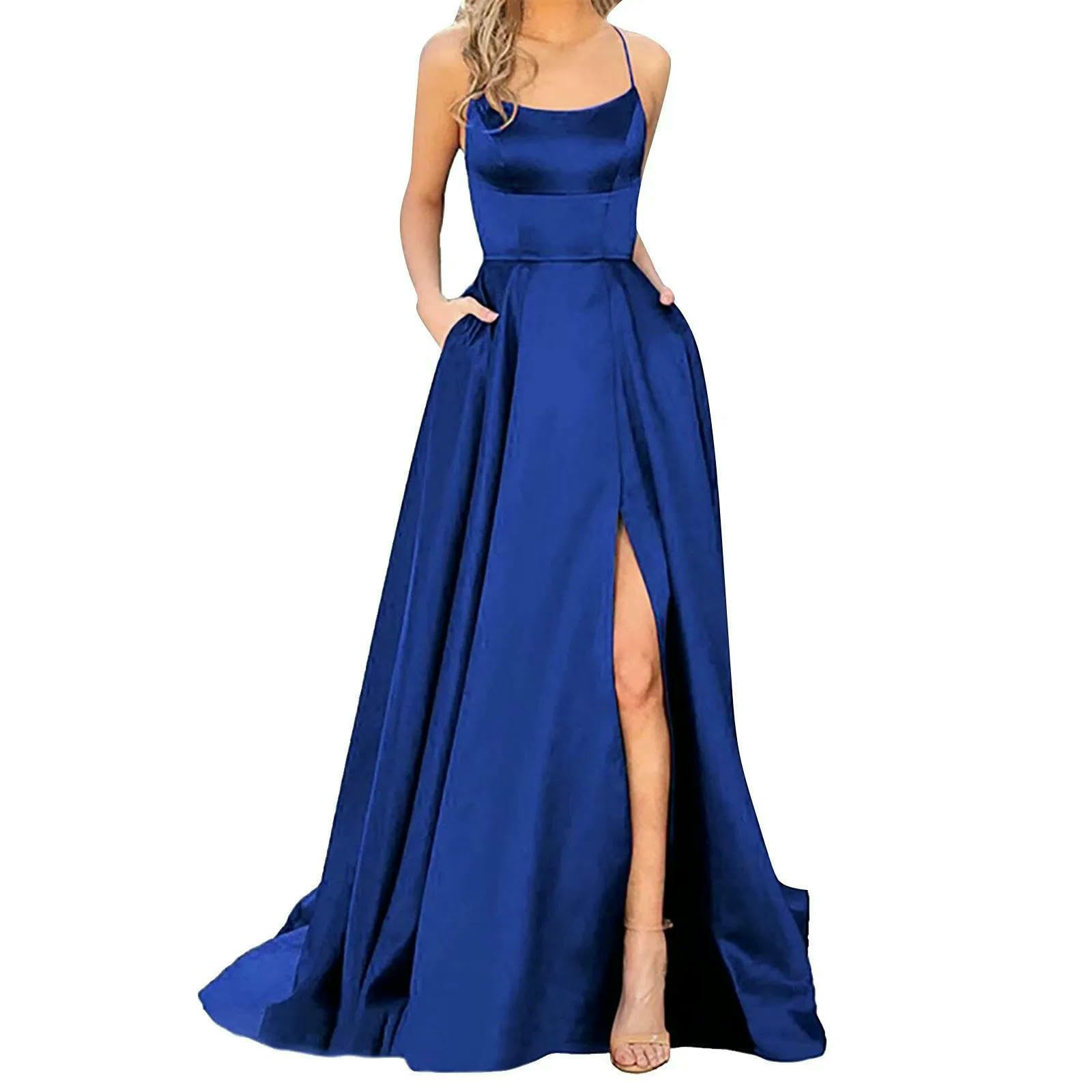 Elegancka długa sukienka na bal absolwentów dla kobiet, formalna sukienka, porwana, seksowna sukienka dla druhny, na wesele, dla gości, sukienka wieczorowa, czerwone wino, S