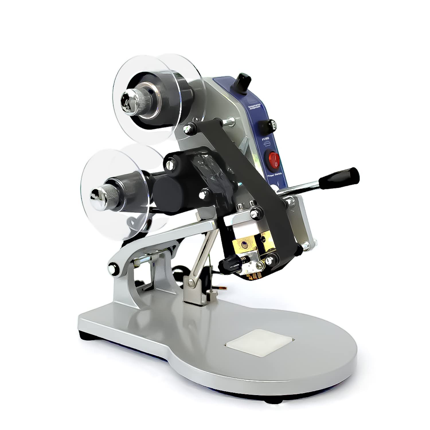 SGCE™ DY-8B 3-Line Manual Ribbon Coding Machine | Heavy Duty Model Heat Printing Machine | Printing Batch no and Date on Plastic and Paper Pouch | Printing Speed - 90 times/min (B09SZM97SL) Amazon Price History, Amazon Price Tracker