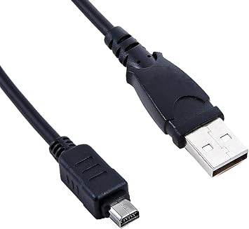 USB Cable for Olympus OM-D Cameras - Data Sync & Power Charger Cord - CB-USB5/USB6/USB8