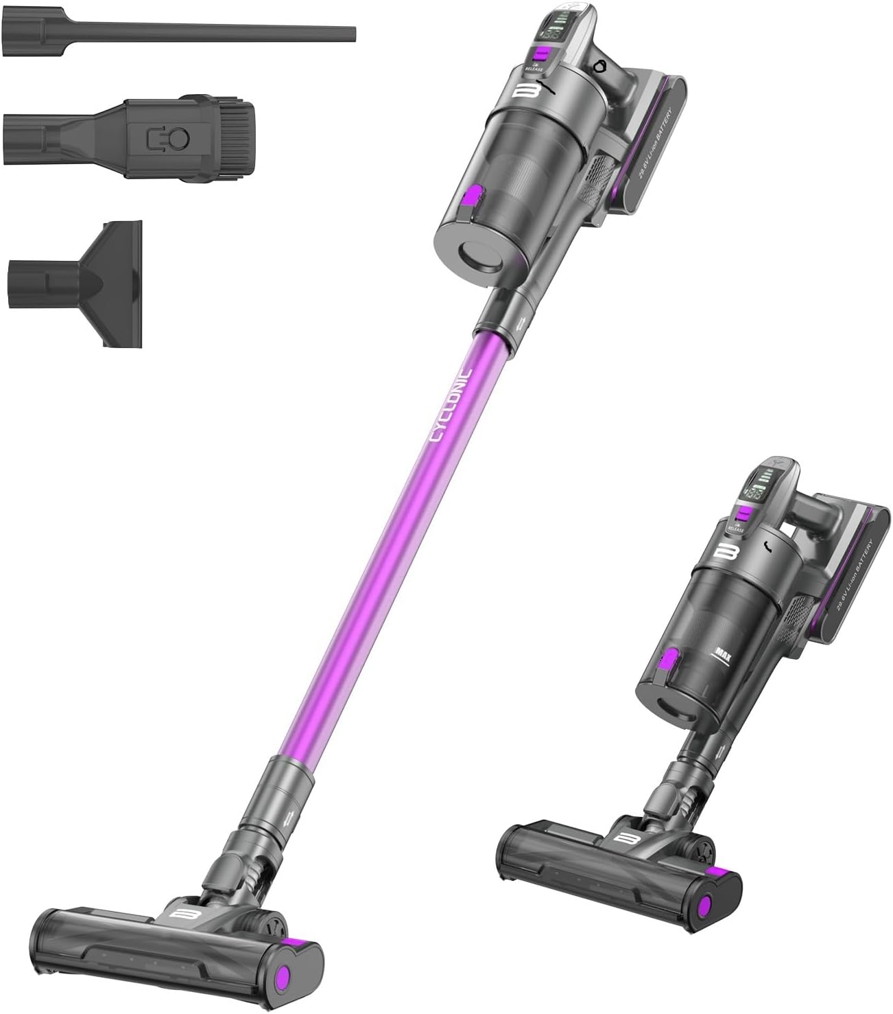 Aspirapolvere Senza Fili Belife 45KPa - Potente 550W, Batteria Rimovibile, 6 In 1 Con LED Per Casa E Animali - Foto 10