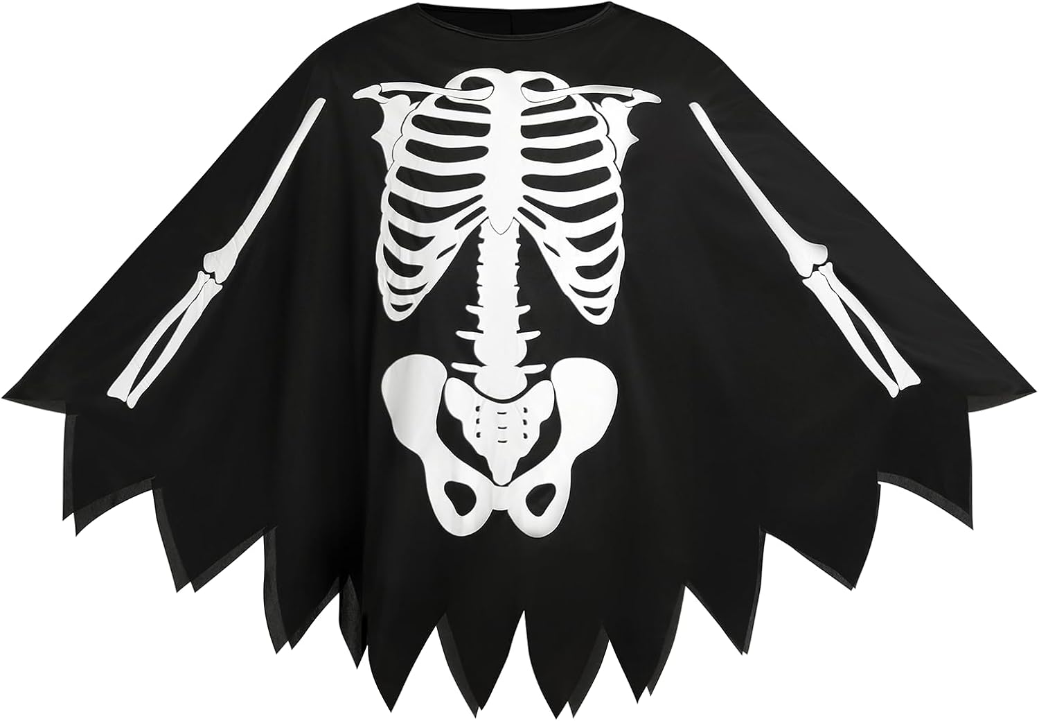 Halloween Skeleton Poncho & Assorted Christmas Gift Bags Bundle image 3
