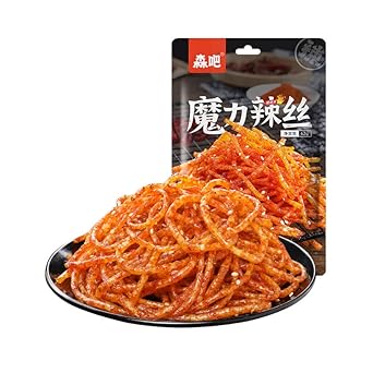 Spicy Stick 62G/Bag of Casual Snacks Spicy Noodles Big Spicy Stick Spicy Stick Handmade Spicy Strips, La Tiao, Spicy Strip, Konjac, Spicy Jindao Spicy Strips Vegetarian Hot filament,5 bag
