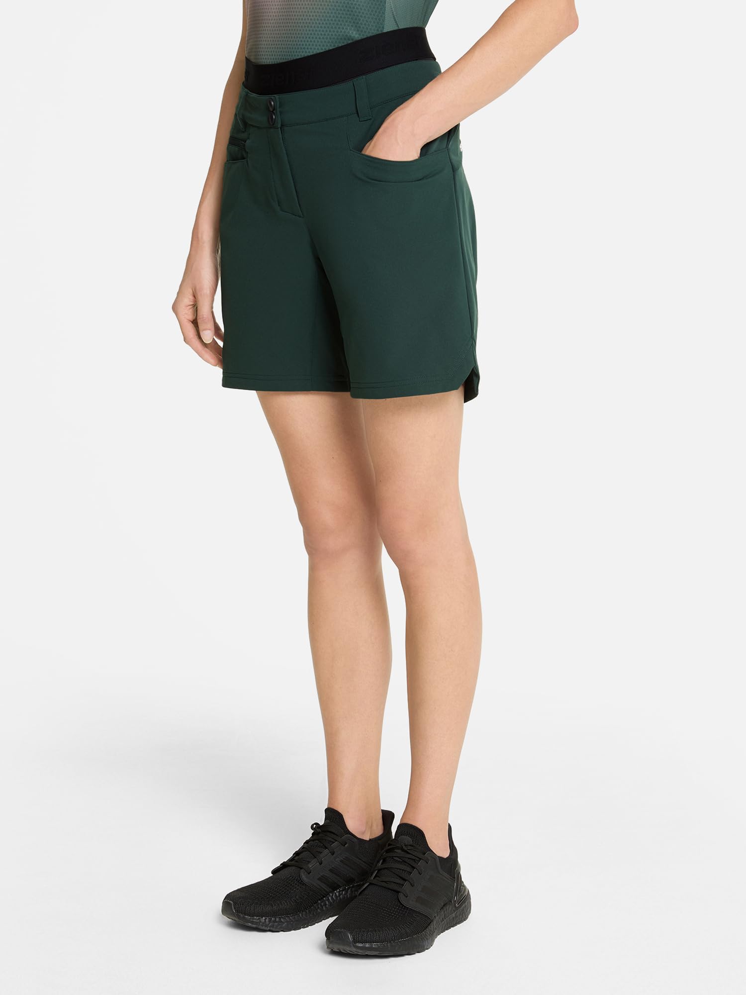 Ziener Neja - Short de Plein air, de Cyclisme, de randonnée - Respirant, séchage Rapide, élastique - Short de Plein air, de Cyclisme, de randonnée - Respirant, séchage Rapide, élastique - Femme