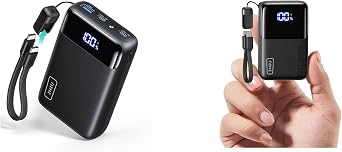 INIU 20000mAh Power Bank, Smallest Fast Charging 22.5W Portable Charger + INIU Smallest Power Bank, 45W Fast Charging Mini Portable Charger