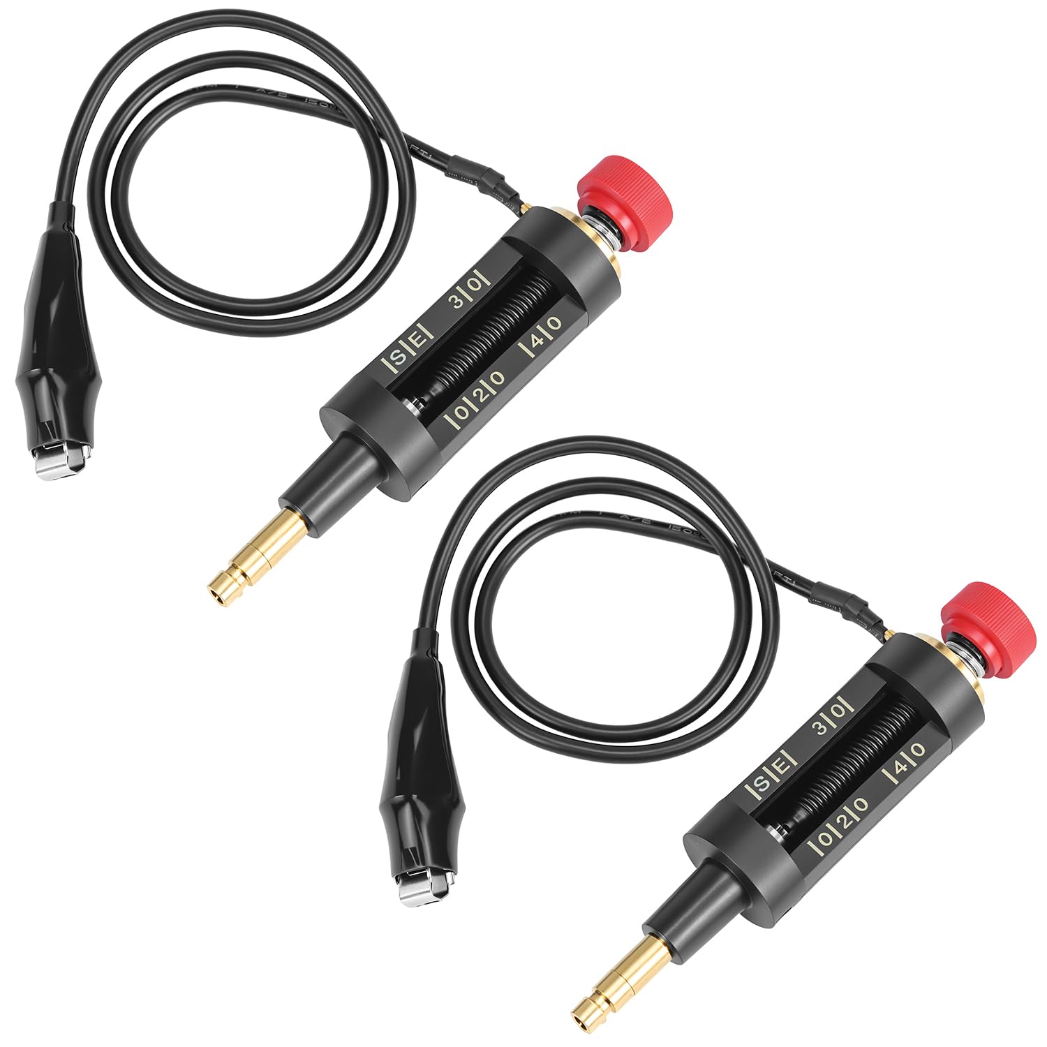 QWORK Spark Plug Tester, 2 Pack Automotive Ignition Coil Tester, Autos Diagnostic Test Tool, Spark Checker Ignition Spark Circuit Tester