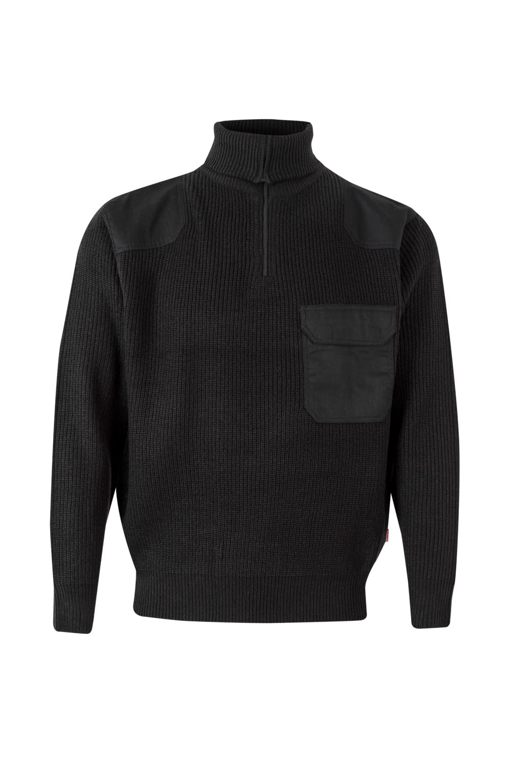 VELILLA Velilla 101; Jersey punto grueso con cuello alto; color Negro; Talla L