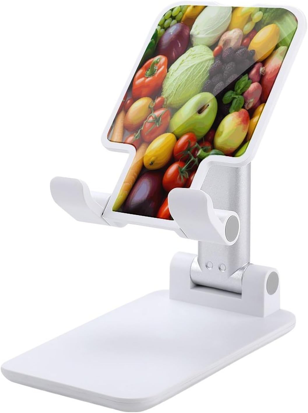 Fresh Fruits Vegetables Folding Cell Phone Stand for Desk