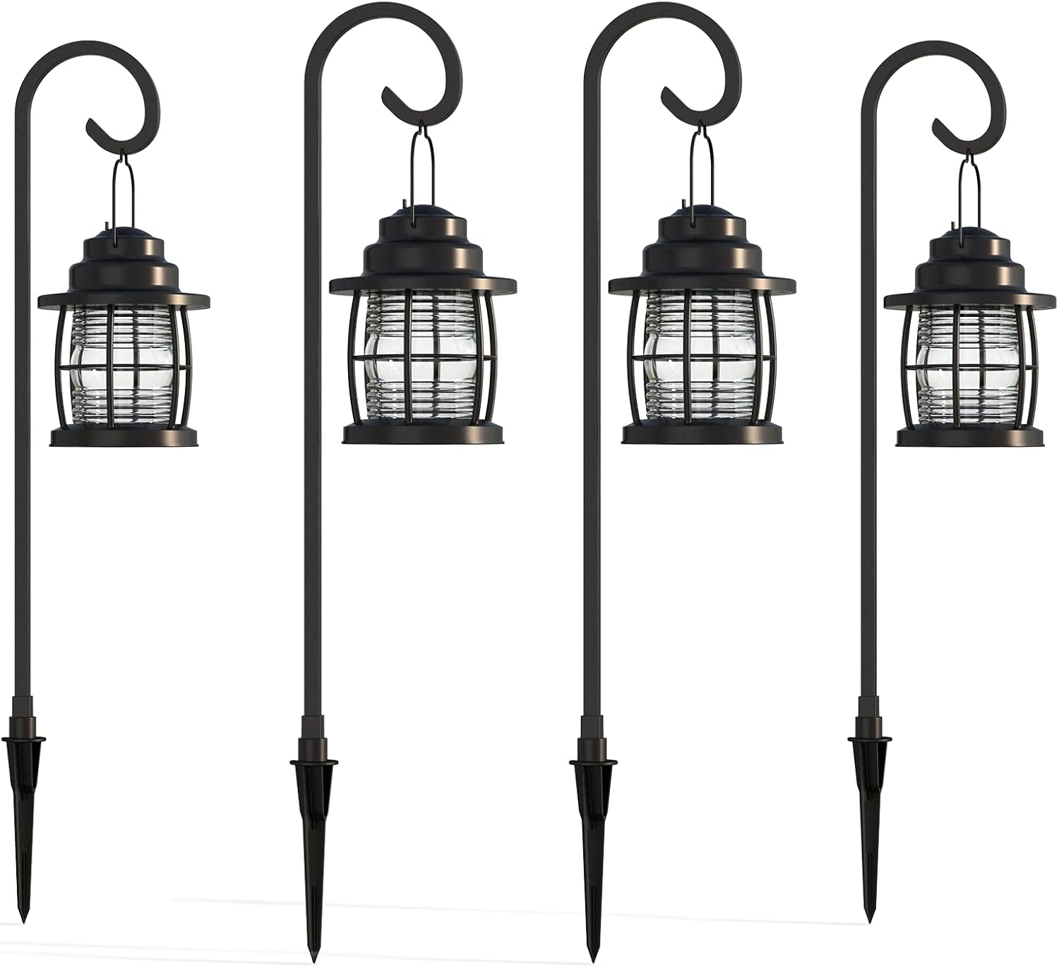 GOODSMANN 4Pack Low Voltage Landscape Lighting Kits 1.1W LED Outdoor