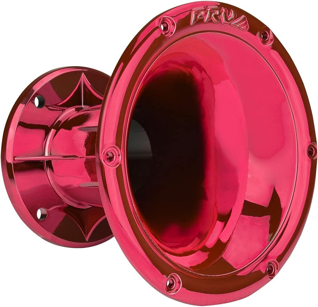 PRV AUDIO2 Inch Exit Horn Waveguide WGP14-50 PINK CR for Bolt On Compression Drivers - UV Resistant Chrome Finish Driver Guide - Pink Chrome Color (Single)
