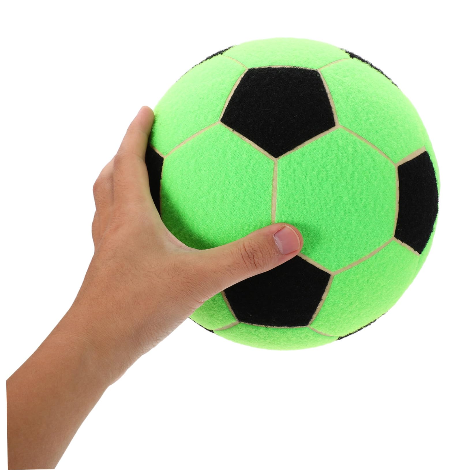 Balón de Fútbol de Fieltro con Cierre Adhesivo Balón de Entrenamiento Portátil para Interiores y Exteriores para Fútbol y Prácticas de Diana