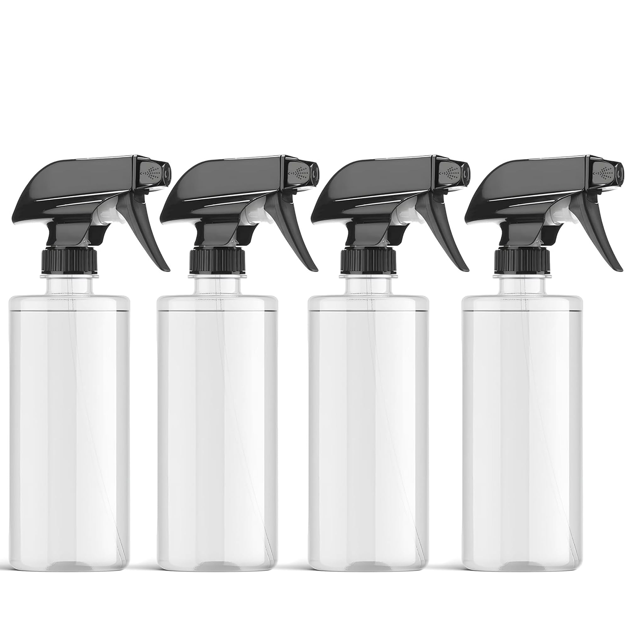 Pack of 4 Spray Bottles, 500 ml Clear Transparent Refillable Container Leak Proof Fine Mist Pump for Hair, Garden, Face Skincare, Sanitizer, Cooking, Pet, Salon & Home Essentials Use, BPA-Free-image-9