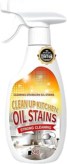 Heavy Duty Degreaser Spray for Kitchen - Strong Oil Stain Remover for Grills, Ovens, Stovetops, and Restaurant Equipment | All-Purpose Cleaner for Home Chefs (1)