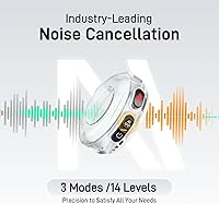 Vista 3 de MAONO Micrófono Lavalier inalámbrico para iPhone/Android/cámara/PC, mini micrófono de solapa con 48 khz 24 bits, filtro de voz, cancelación