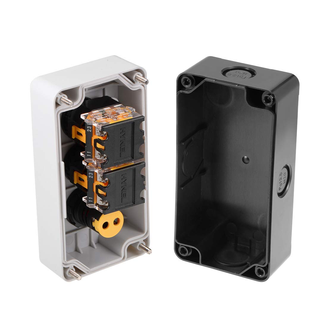 Amazon.co.jp: XYWHPGV 押しボタンスイッチボックスモーメンタリ