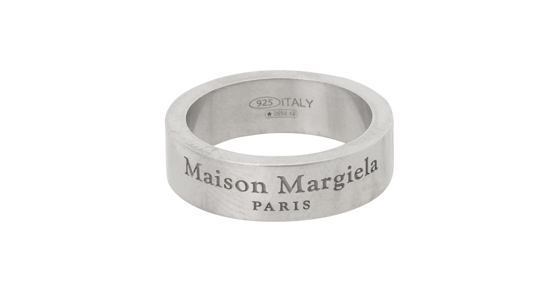 Maison Margiela 925シルバーリング サイズ09 Maison Margiela logo ring silver 925 MADE IN ITALY | AFTER DARK