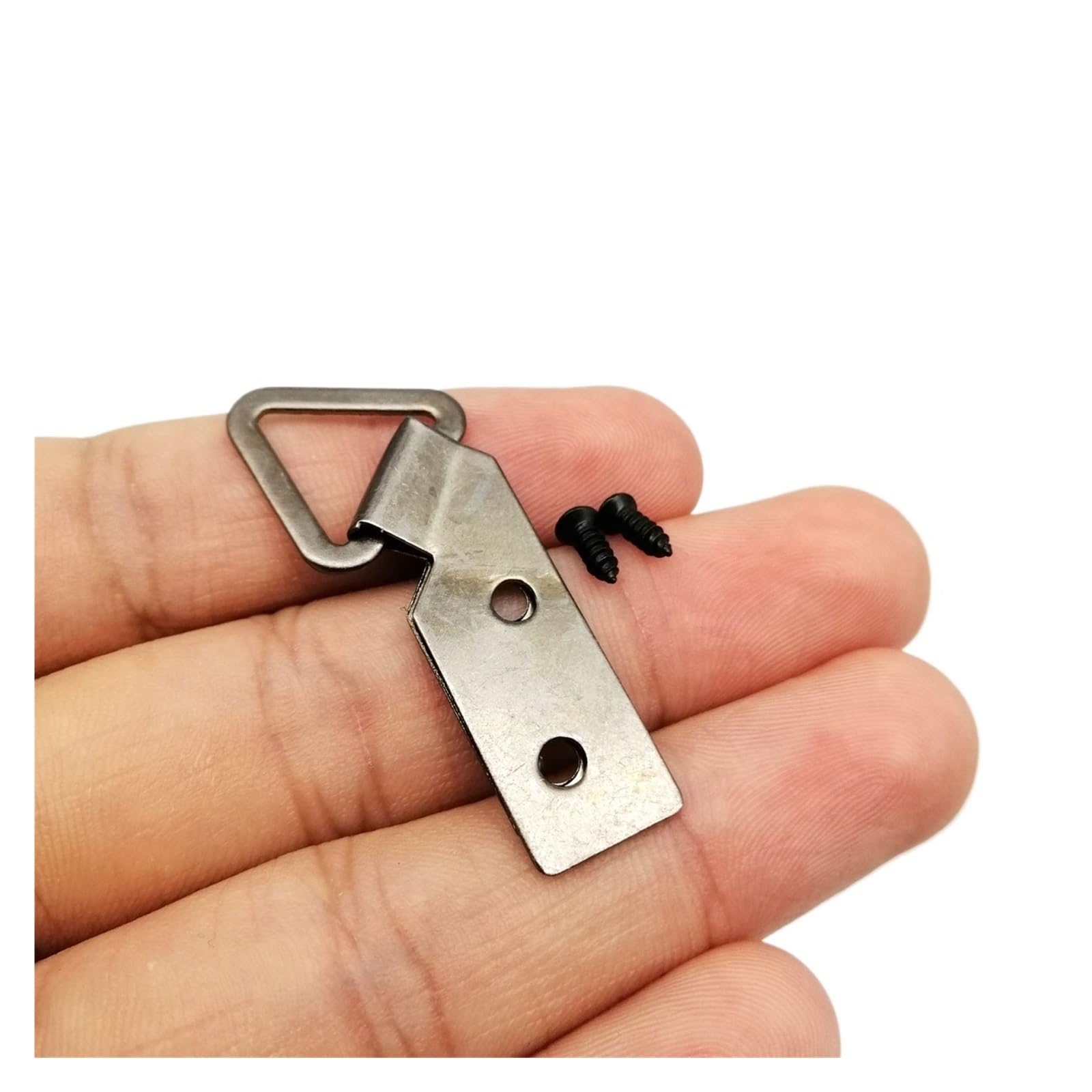 Supports pour Cadres Photo, Supports pour Tableaux, Lot de 100 Crochets en métal Noir for Suspension de Cadre Photo, Peinture à l'huile, avec suffisamment de vis